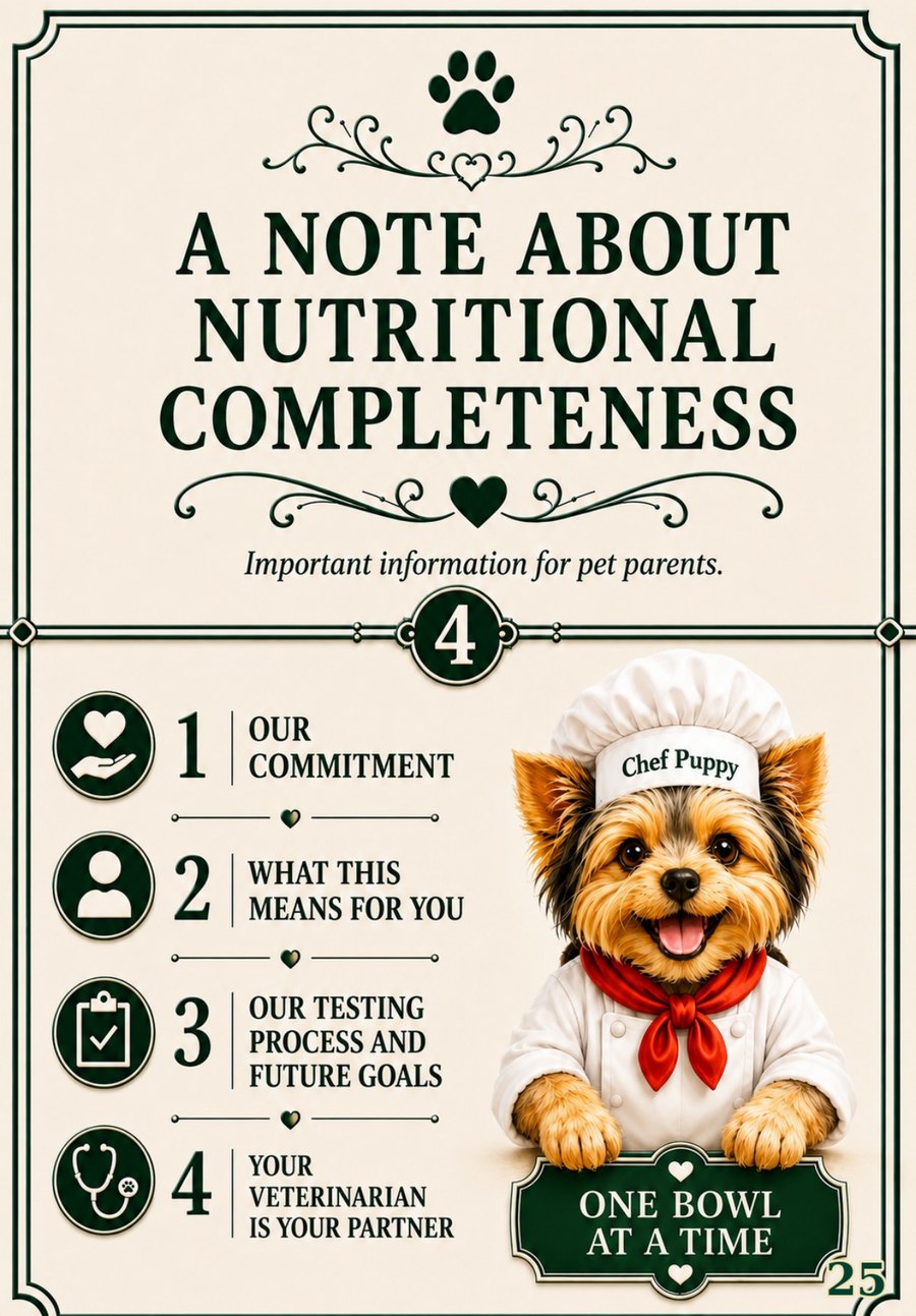 Cookbook preview page 25: Nutritional Completeness Divider