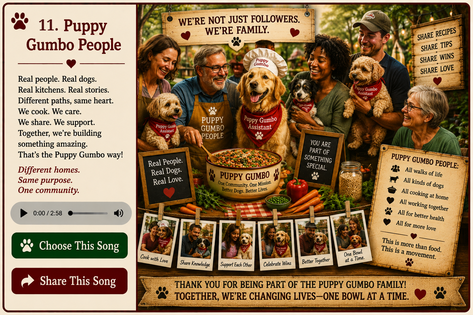 Approved Featured Song 11: Puppy Gumbo People
