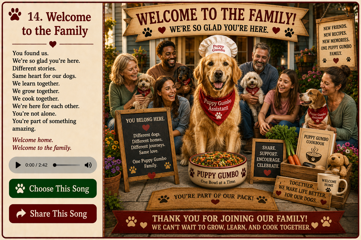 Approved Featured Song 14: Welcome to the Family