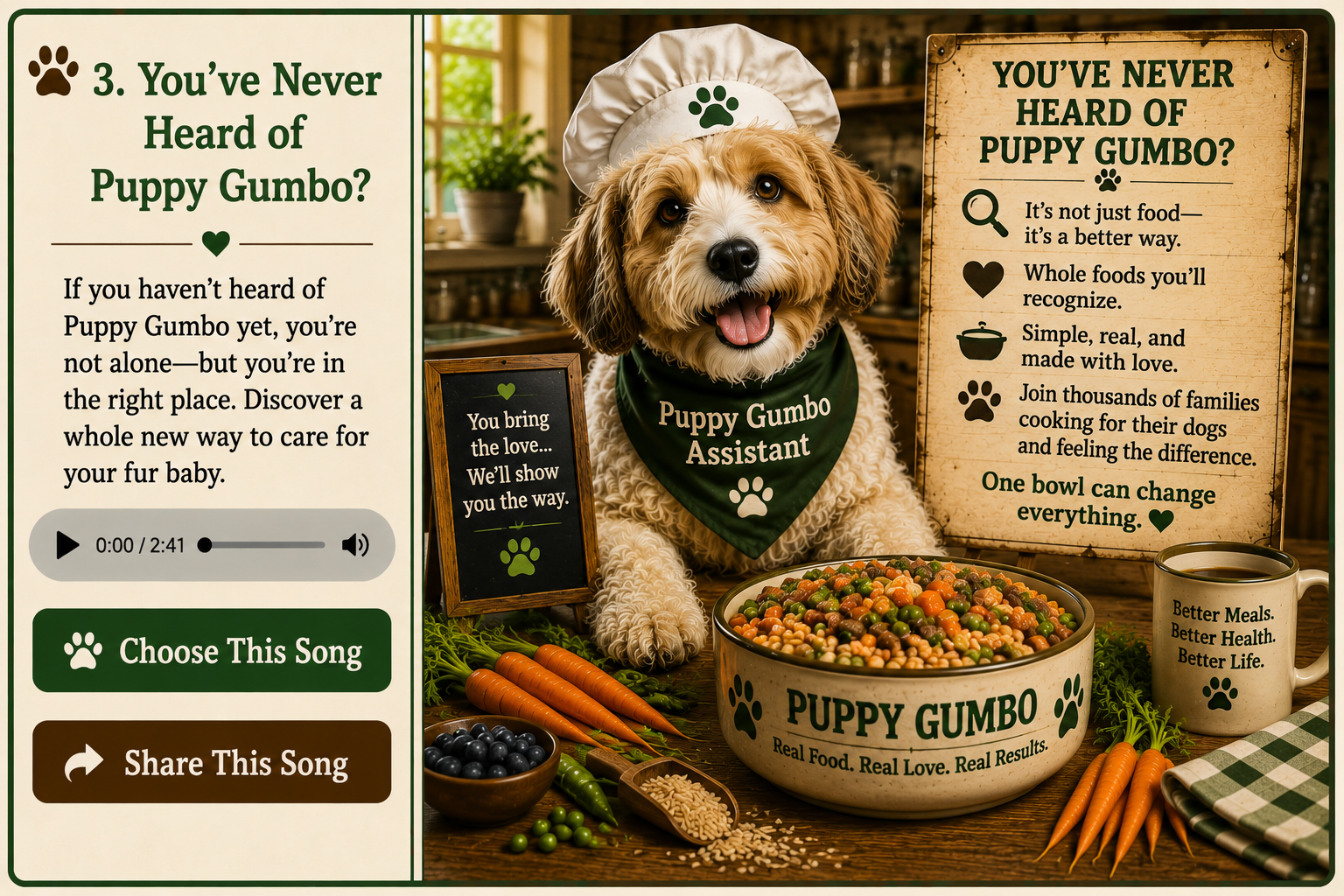 Approved Featured Song 3: You’ve Never Heard of Puppy Gumbo?