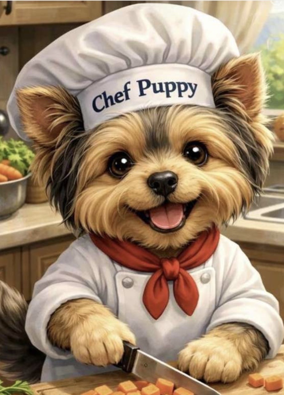 Official Chef Puppy Yorkie