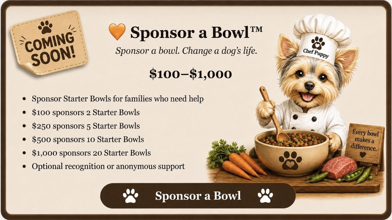 Sponsor a Bowl preview — Coming Soon